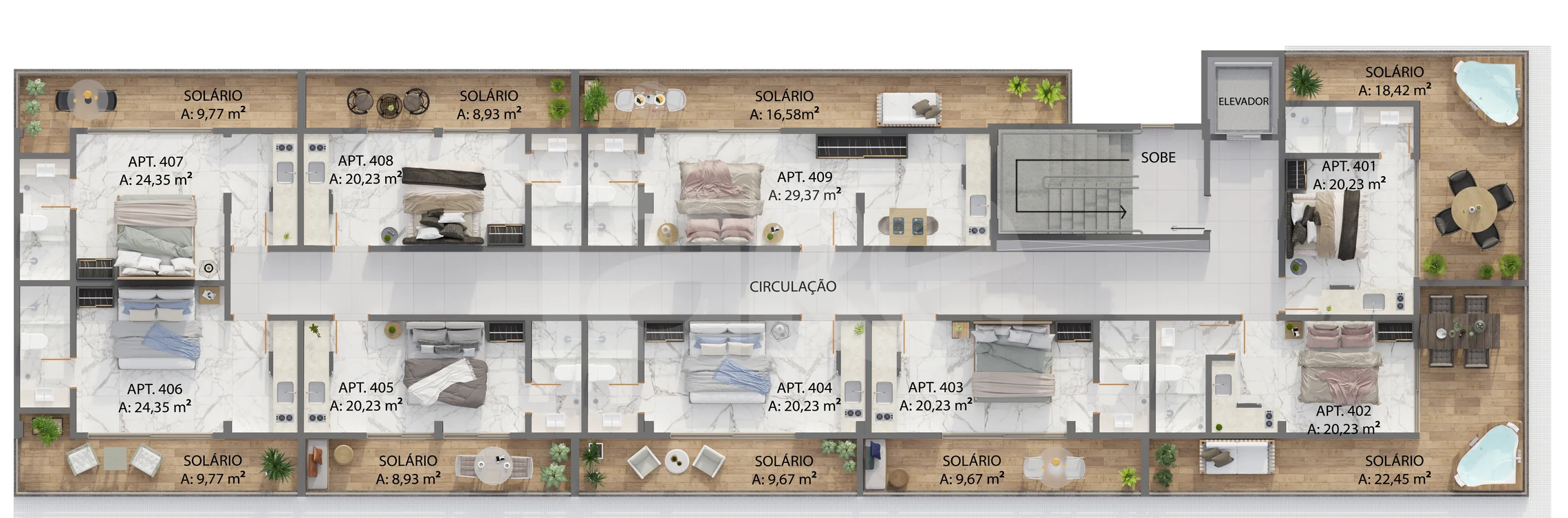 Planta — Pavimento 4