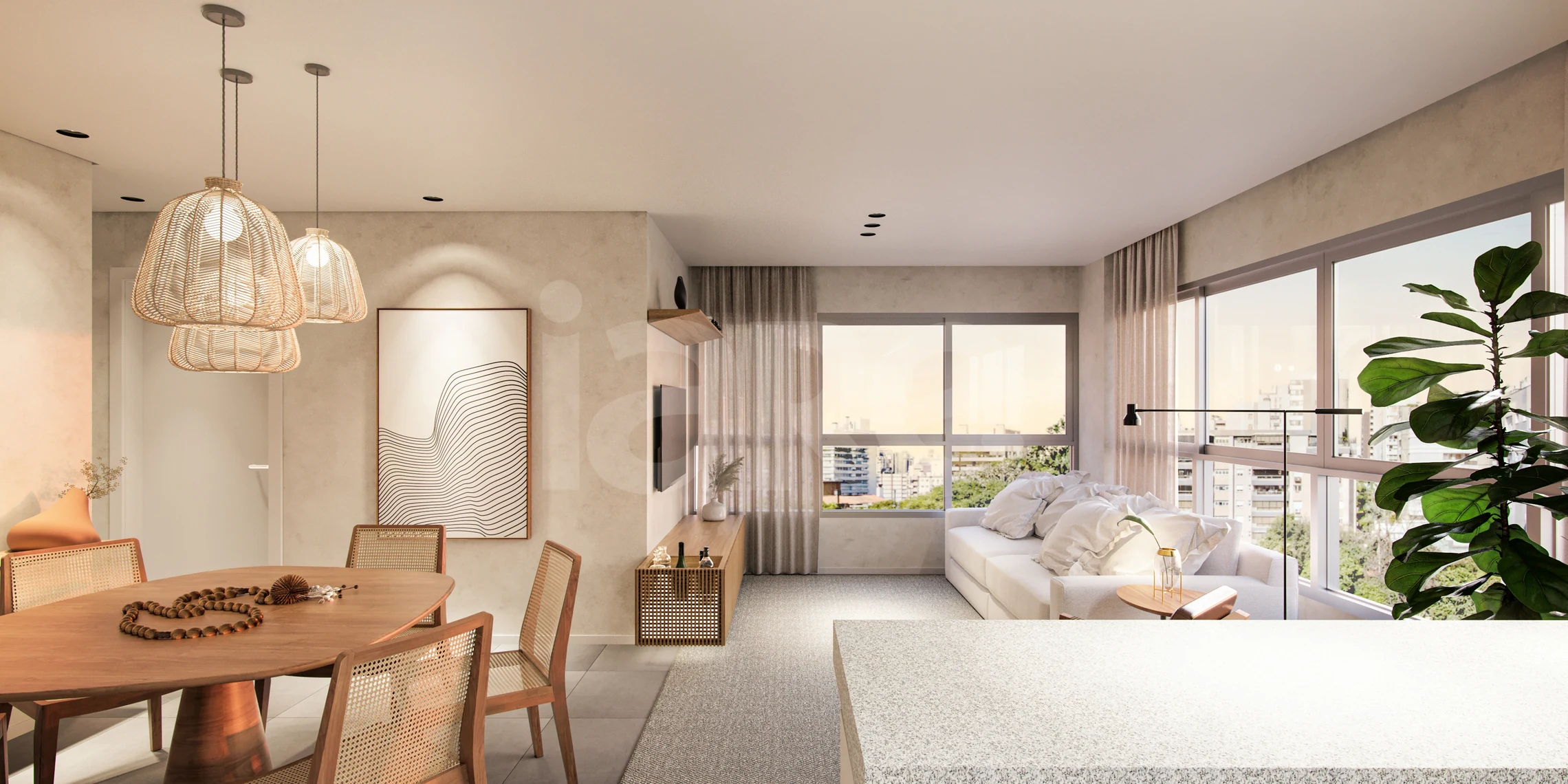 Artus - Apartamento com 95,42 m², em Passo da Areia — foto 2