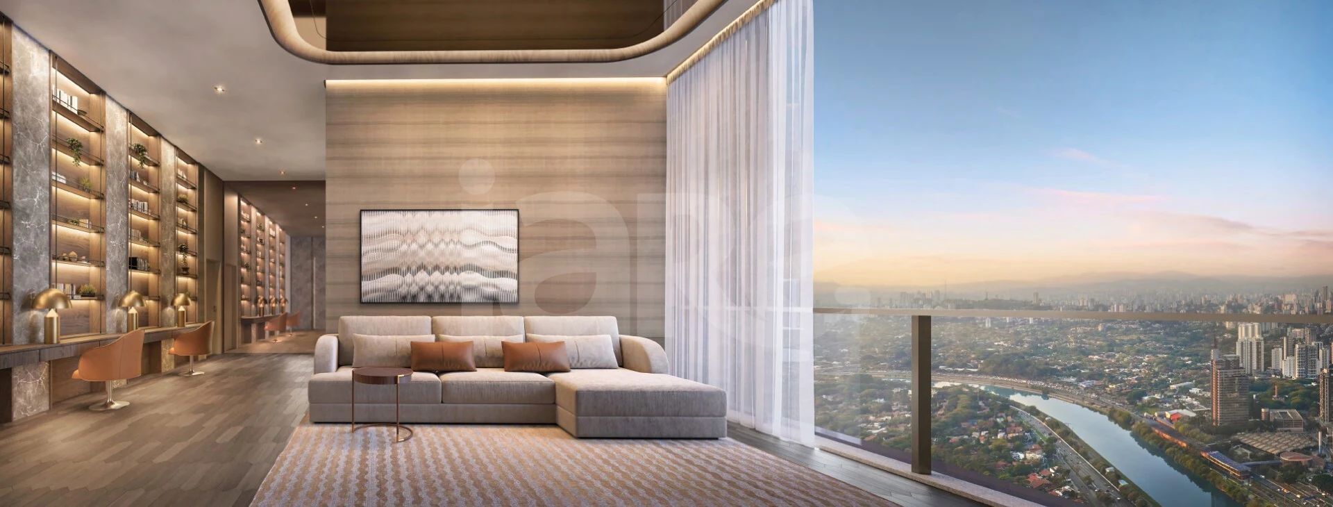 Vista Cyrela Venezia - Apartamento com 515 m², em Jardim Guedala — foto 5