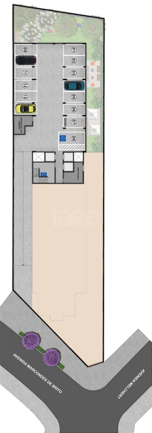 Planta — Pavimento garagem