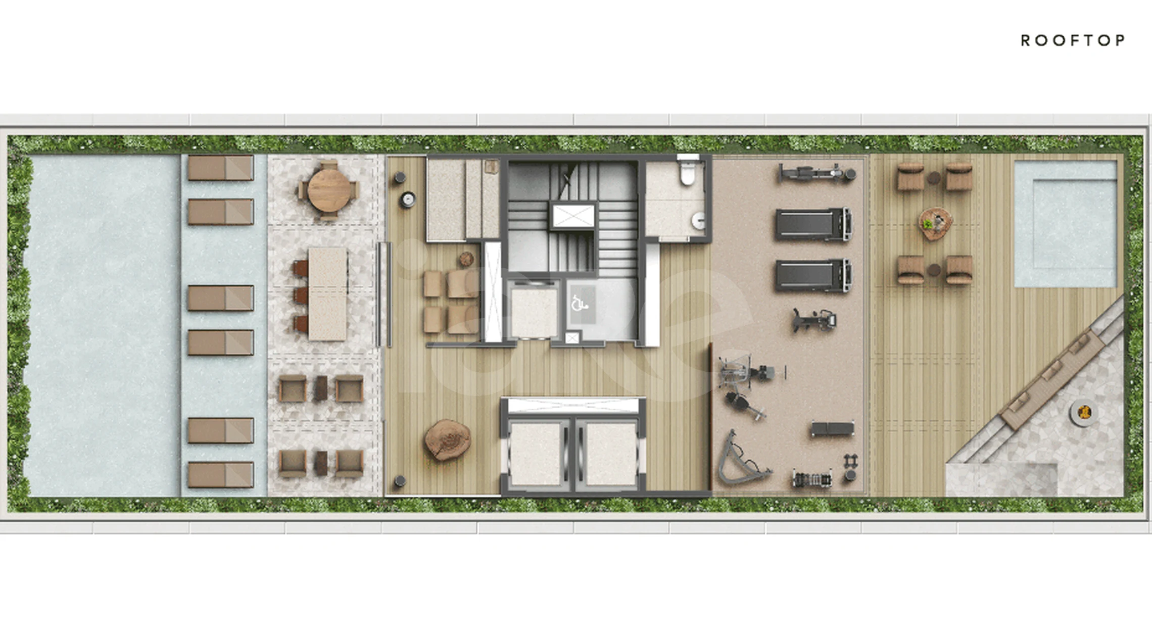 Planta — Pavimento rooftop