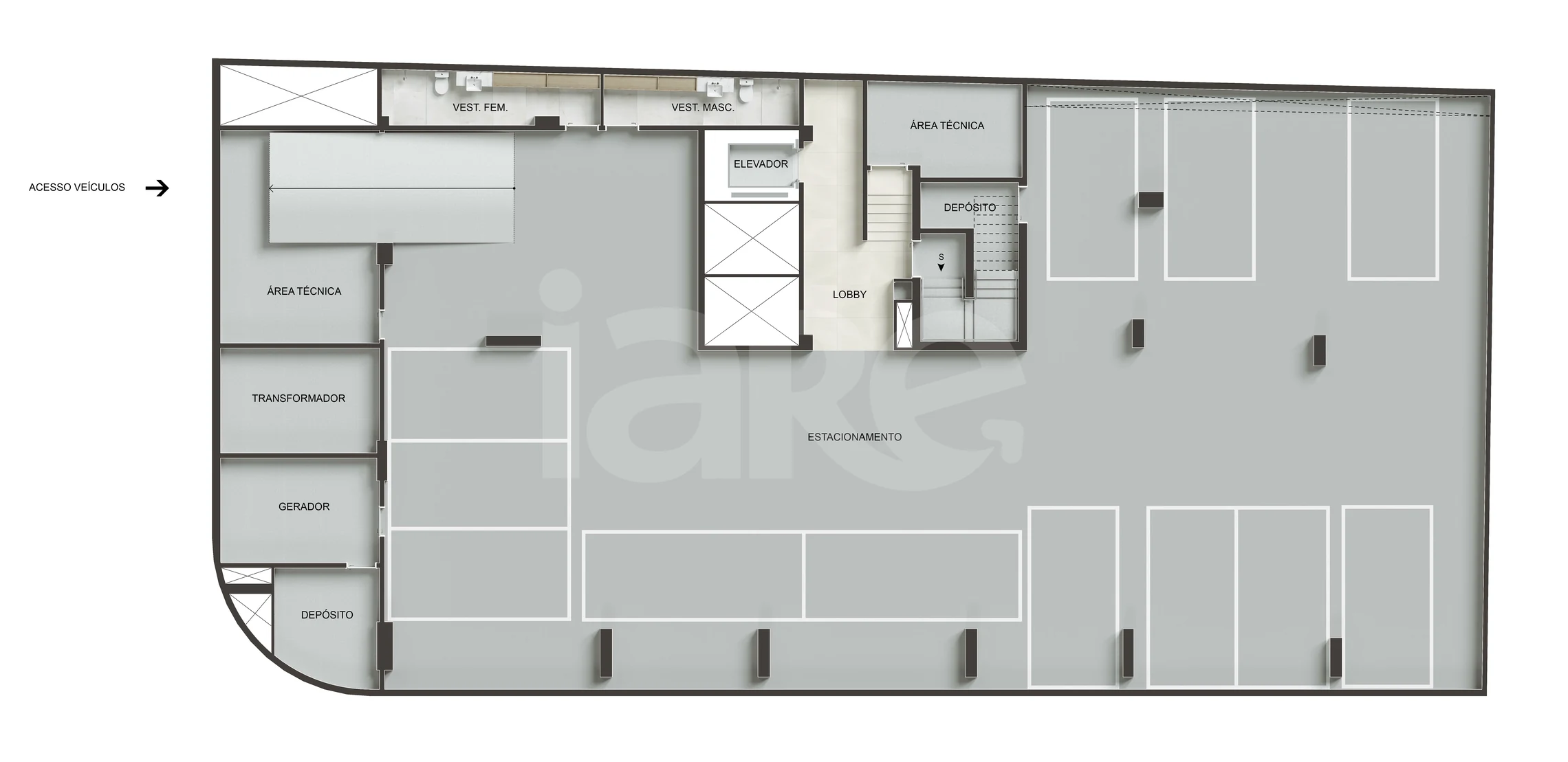 Planta — Pavimento subsolo