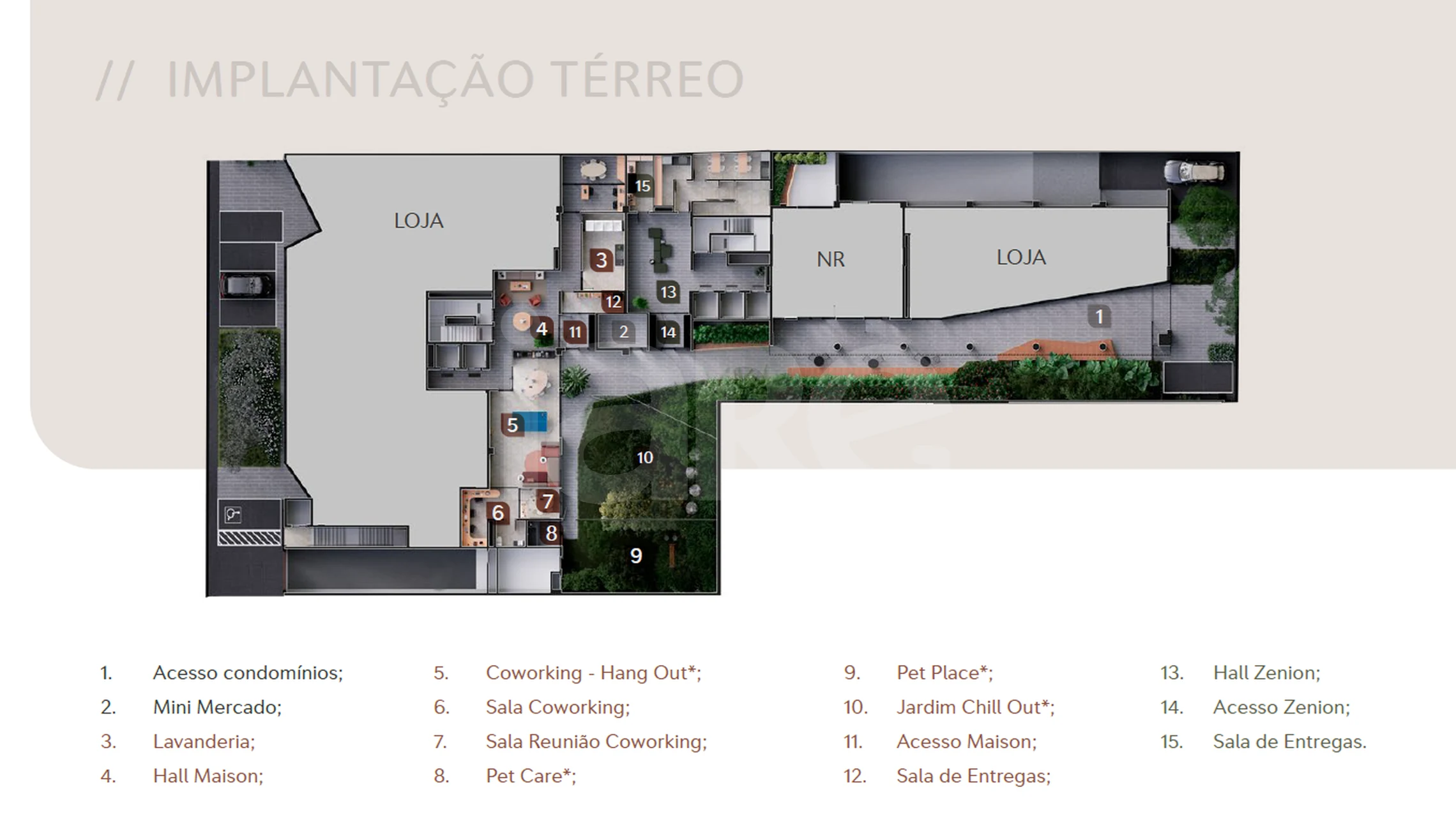 Planta — Pavimento térreo