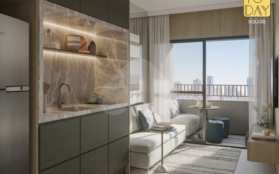 Today Saúde - Apartamento com 28,7 m², em Saúde — foto 2