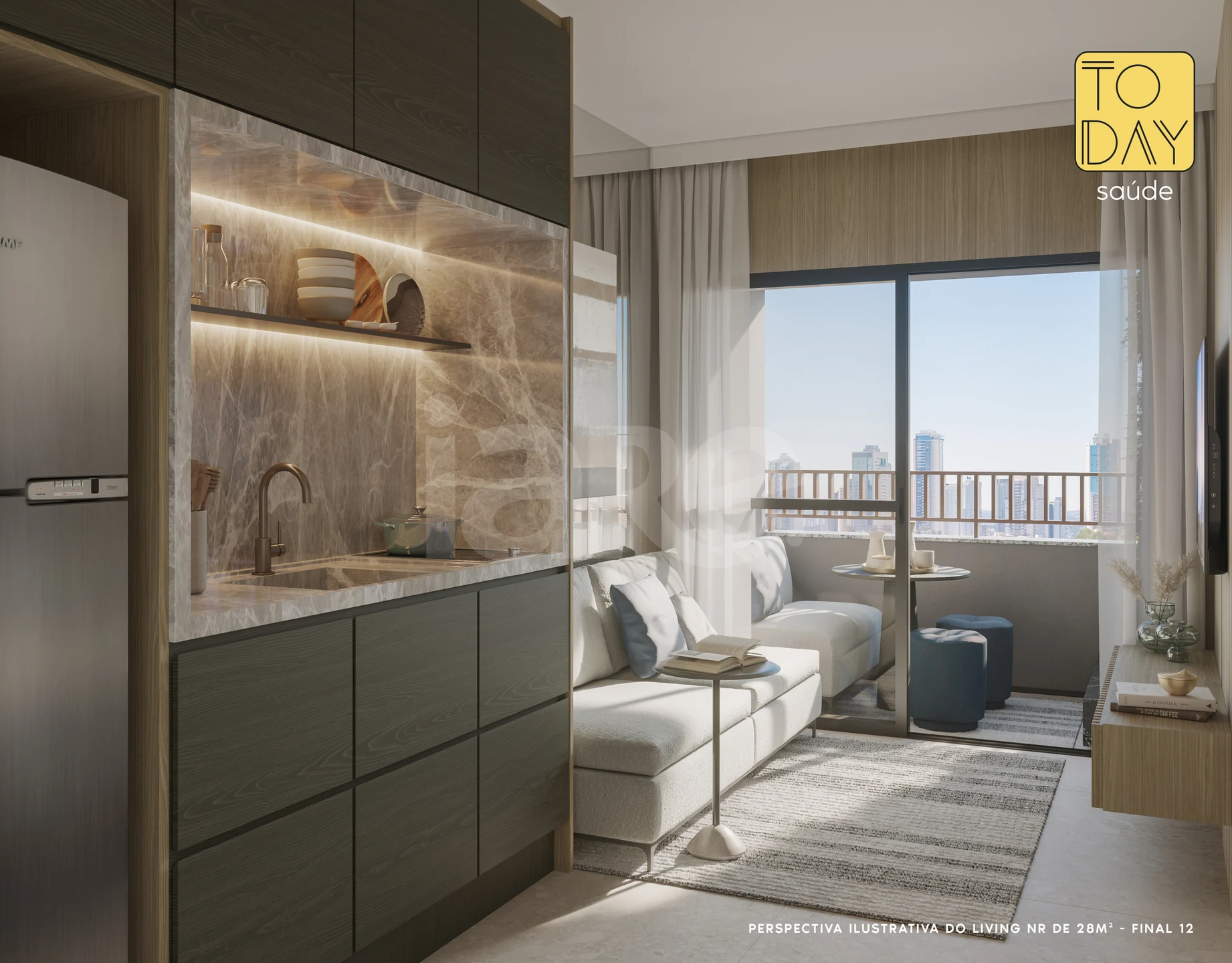 Today Saúde - Apartamento com 28,7 m², em Saúde — foto 2