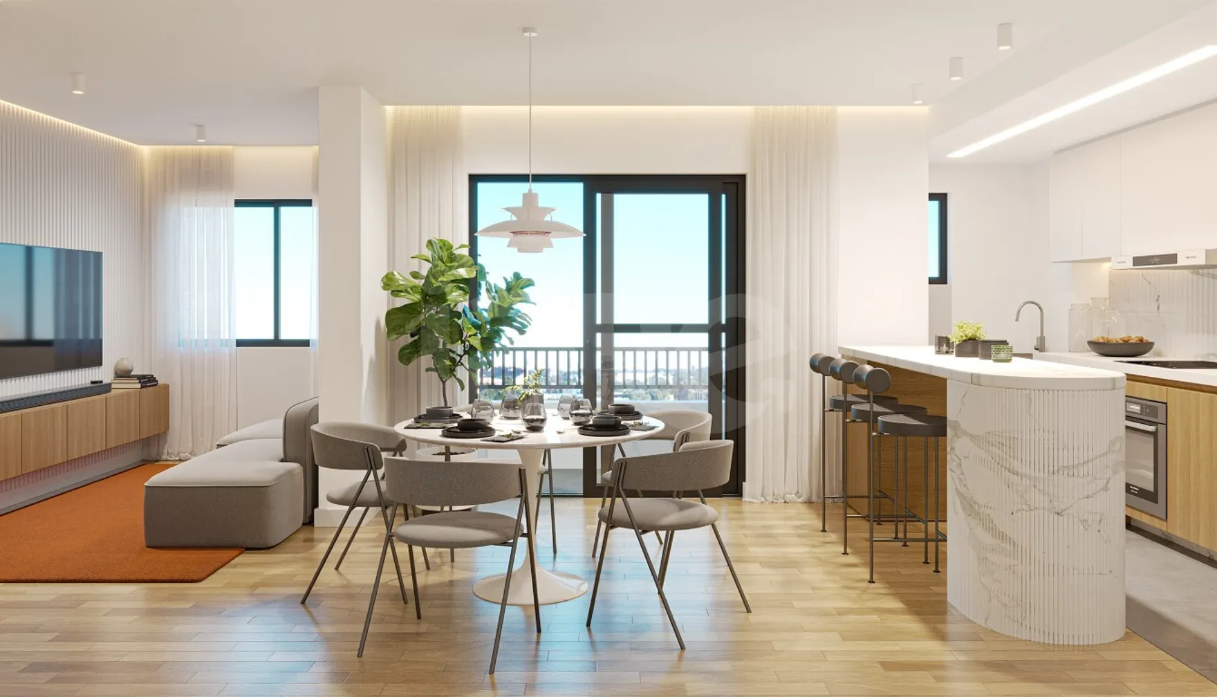 Jockey City Habitat - Apartamento com 53,13 m², em Estância Pinhais — foto 3
