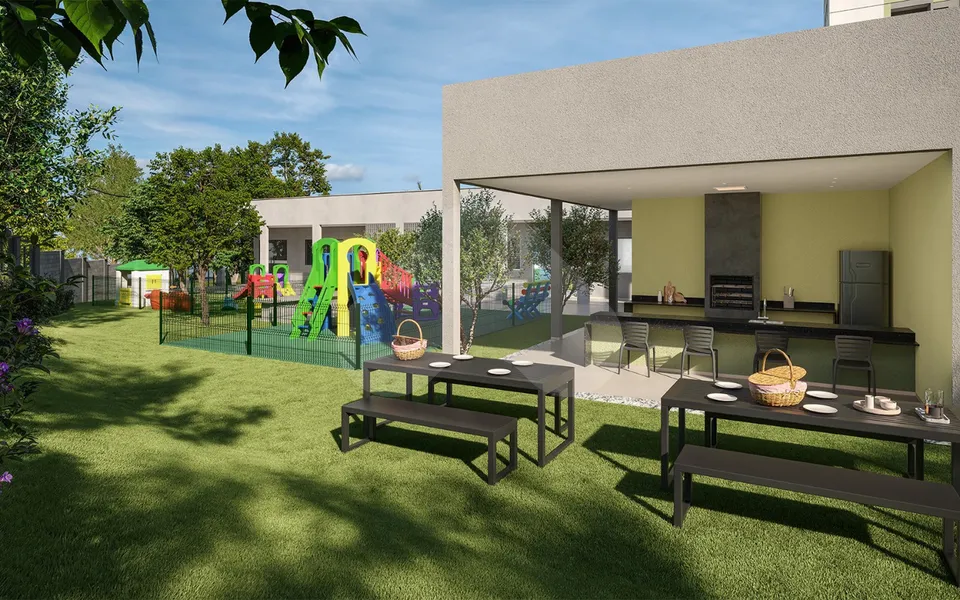 Caminho dos Alecrins - Apartamento com 43,06 m², em Jardim Santa Inês II — foto 8