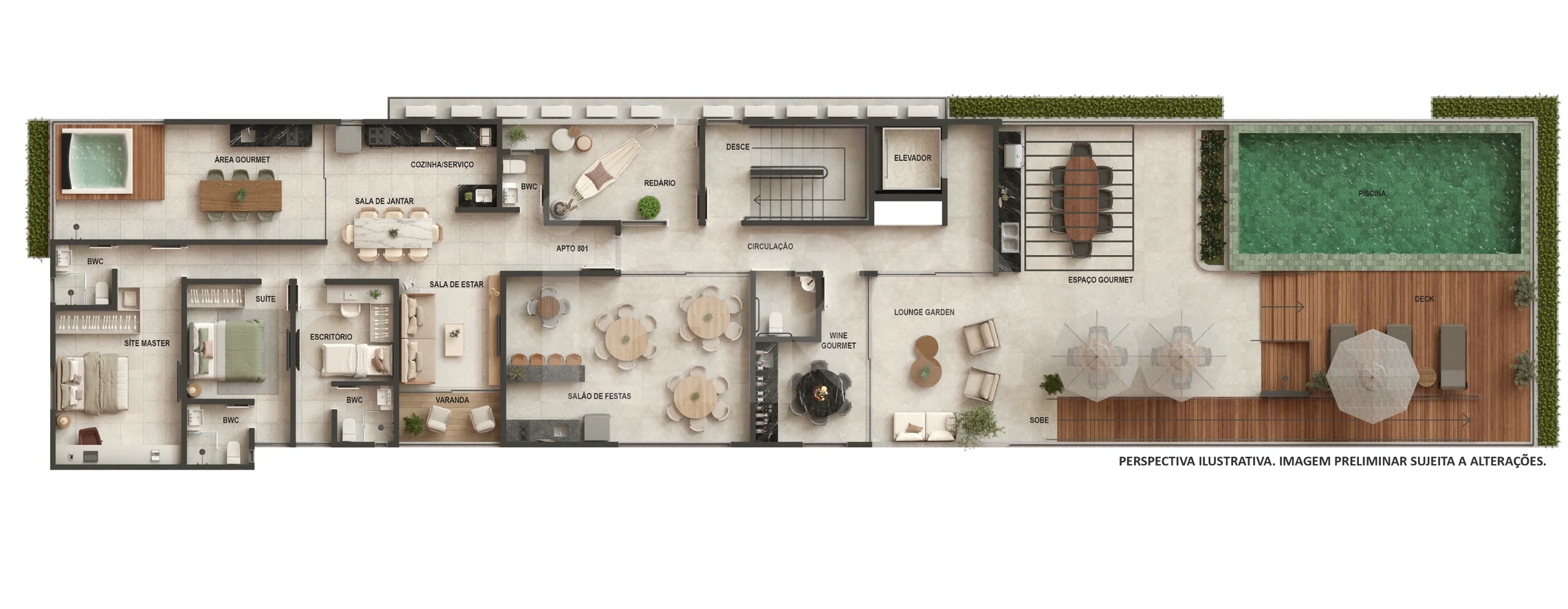 Planta — Pavimento cobertura