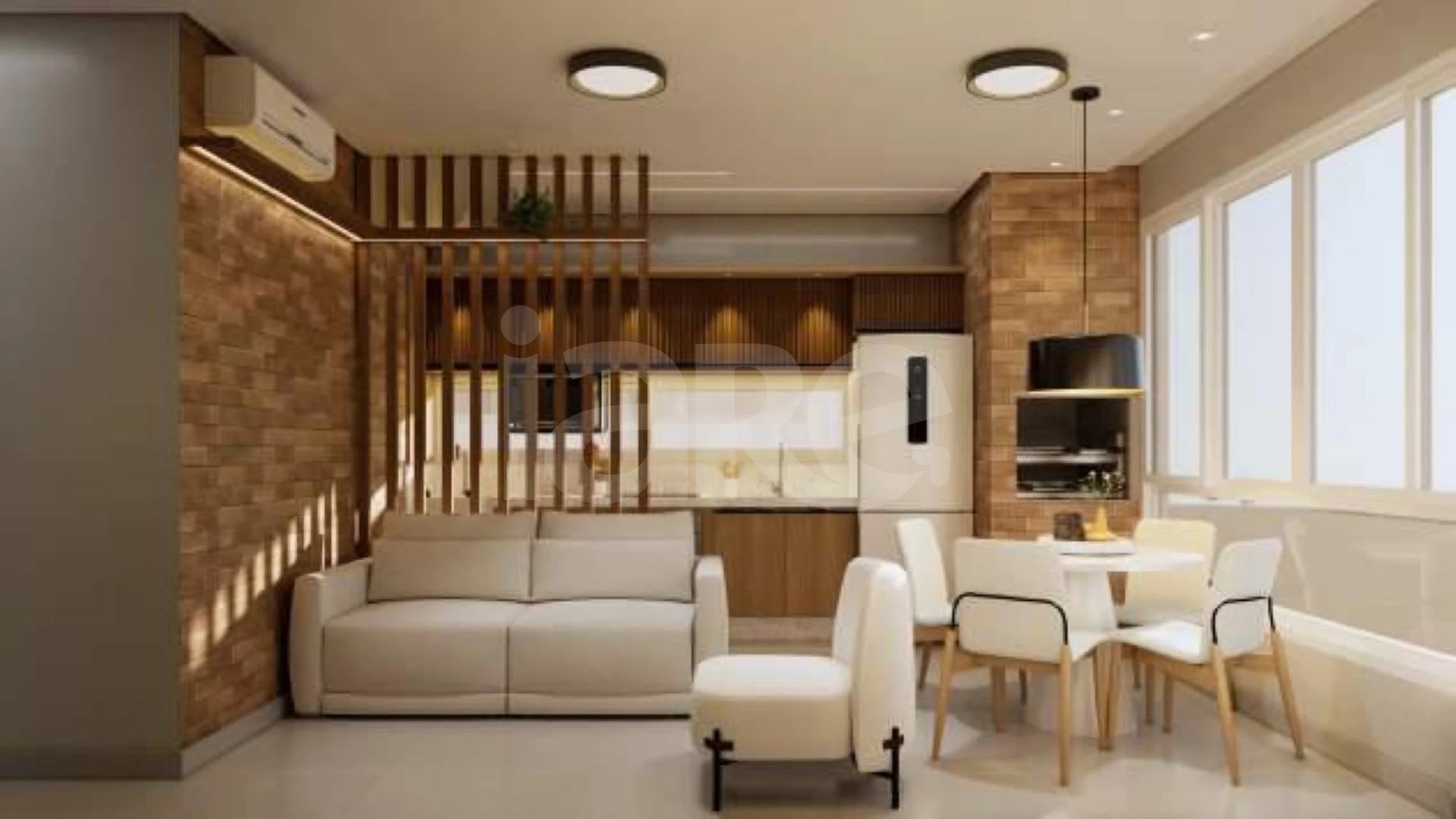 Ana Clara Residencial - Apartamento com 54,88 m², em Zona Nova — foto 2