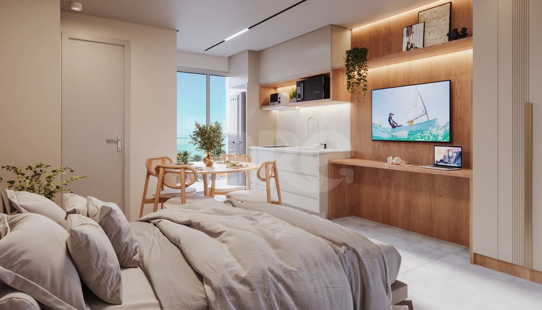 Al Mare Summer - Studio com 23,41 m², em Camboinha — foto 3