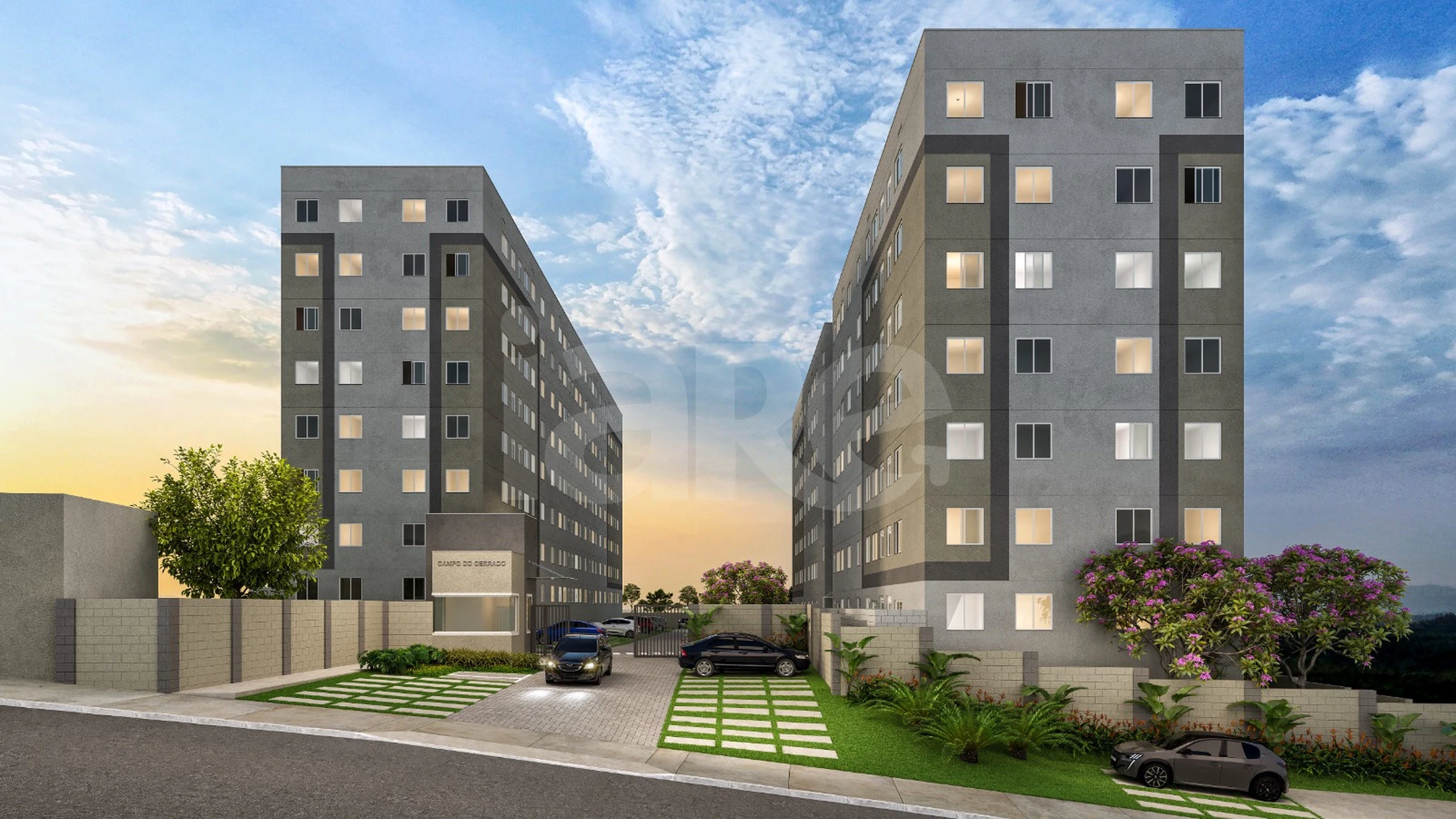 Campo do Cerrado - Apartamento com 38,37 m², em Vila das Flores — foto 1