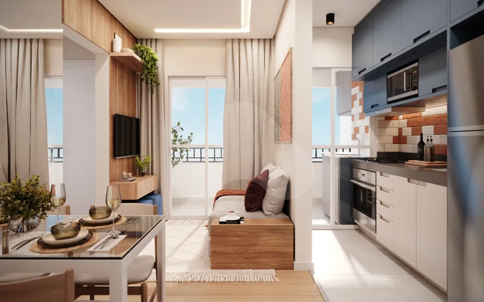 Lares Parada Inglesa - Apartamento com 33,79 m², em Vila Isolina Mazzei — foto 2