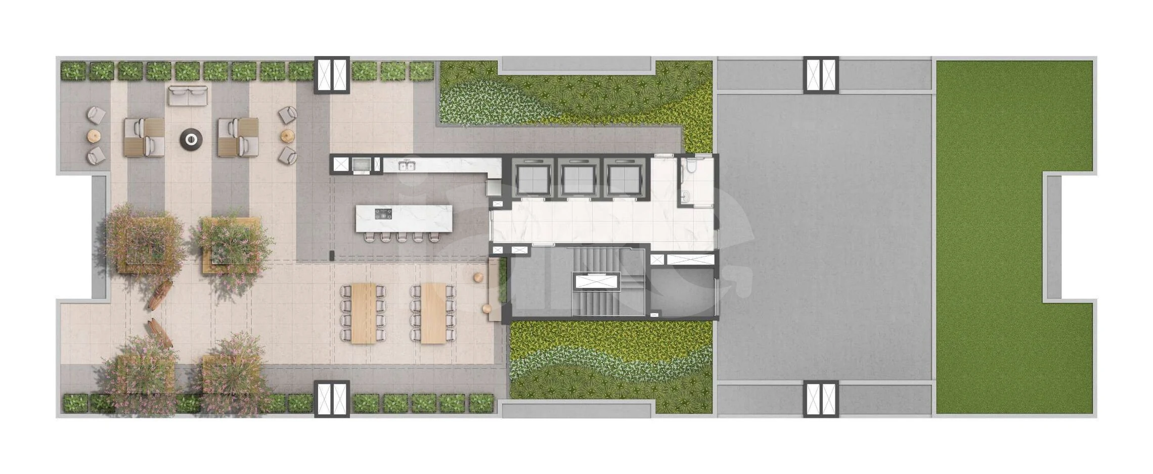 Planta — Pavimento rooftop