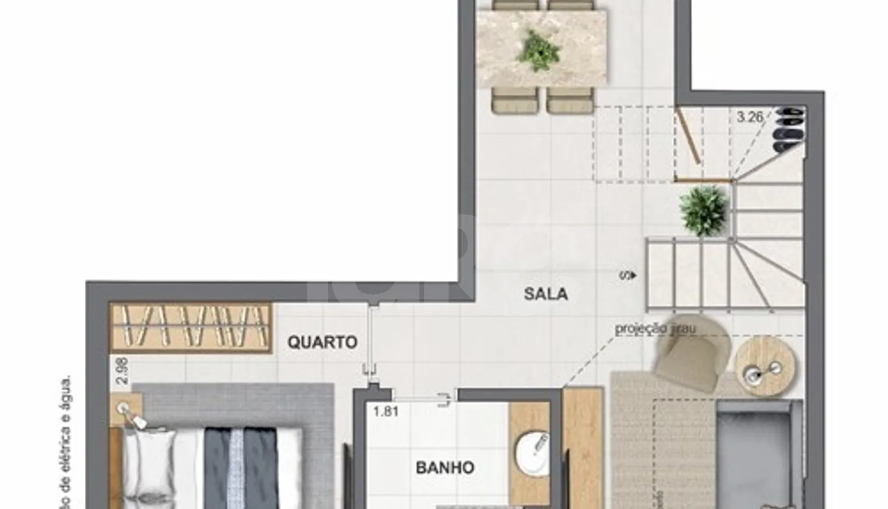 Planta — Garden 95,92 m²