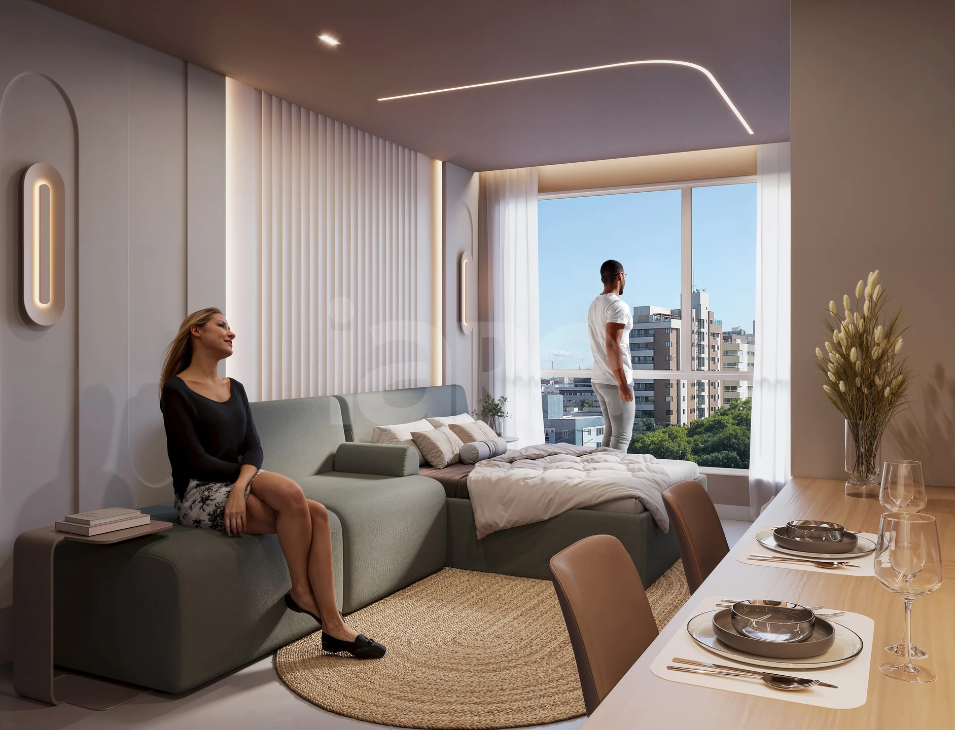 Yatt Essence - Studio com 24,09 m², em Intermares — foto 2