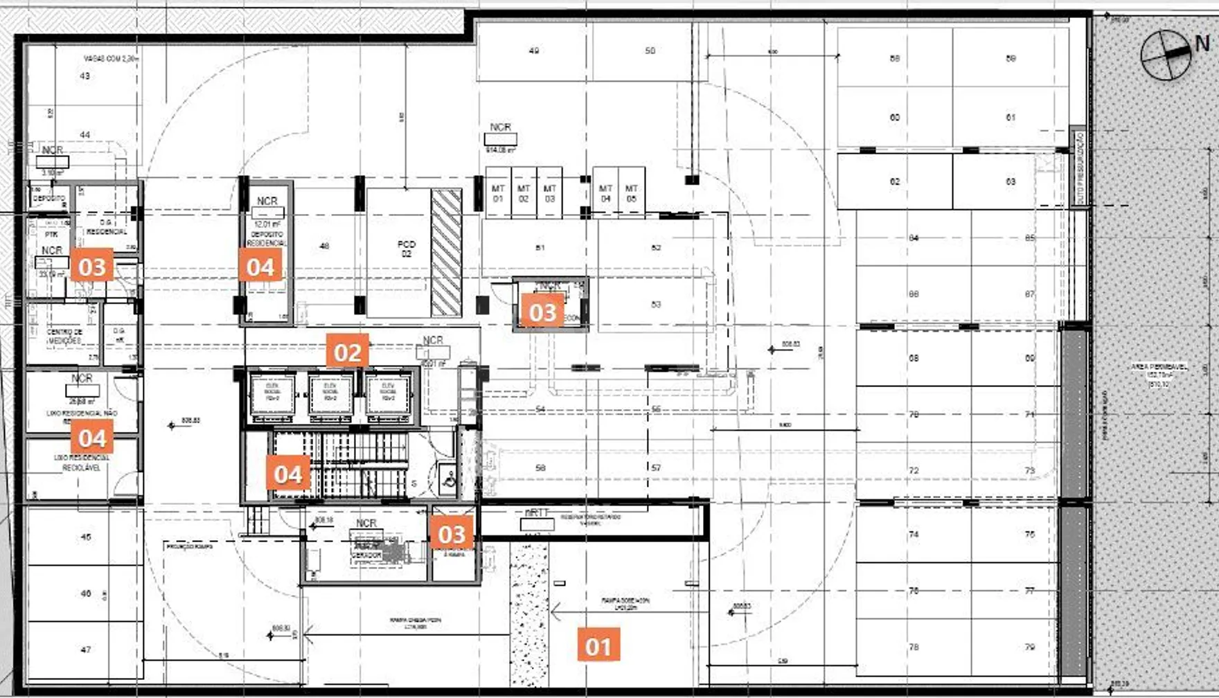 Planta — Pavimento subsolo 2