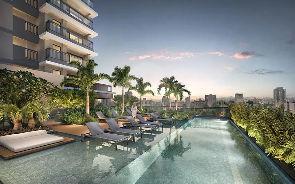 Latitude Campo Belo - Studio com 26,42 m², em Campo Belo — foto 10