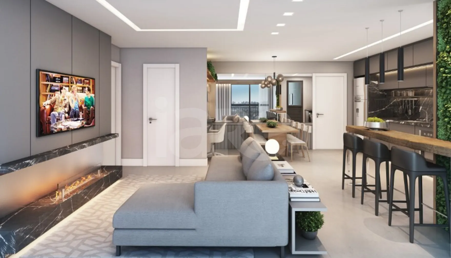 Explore Botânico - Apartamento com 81,22 m², em Cristo Rei — foto 3