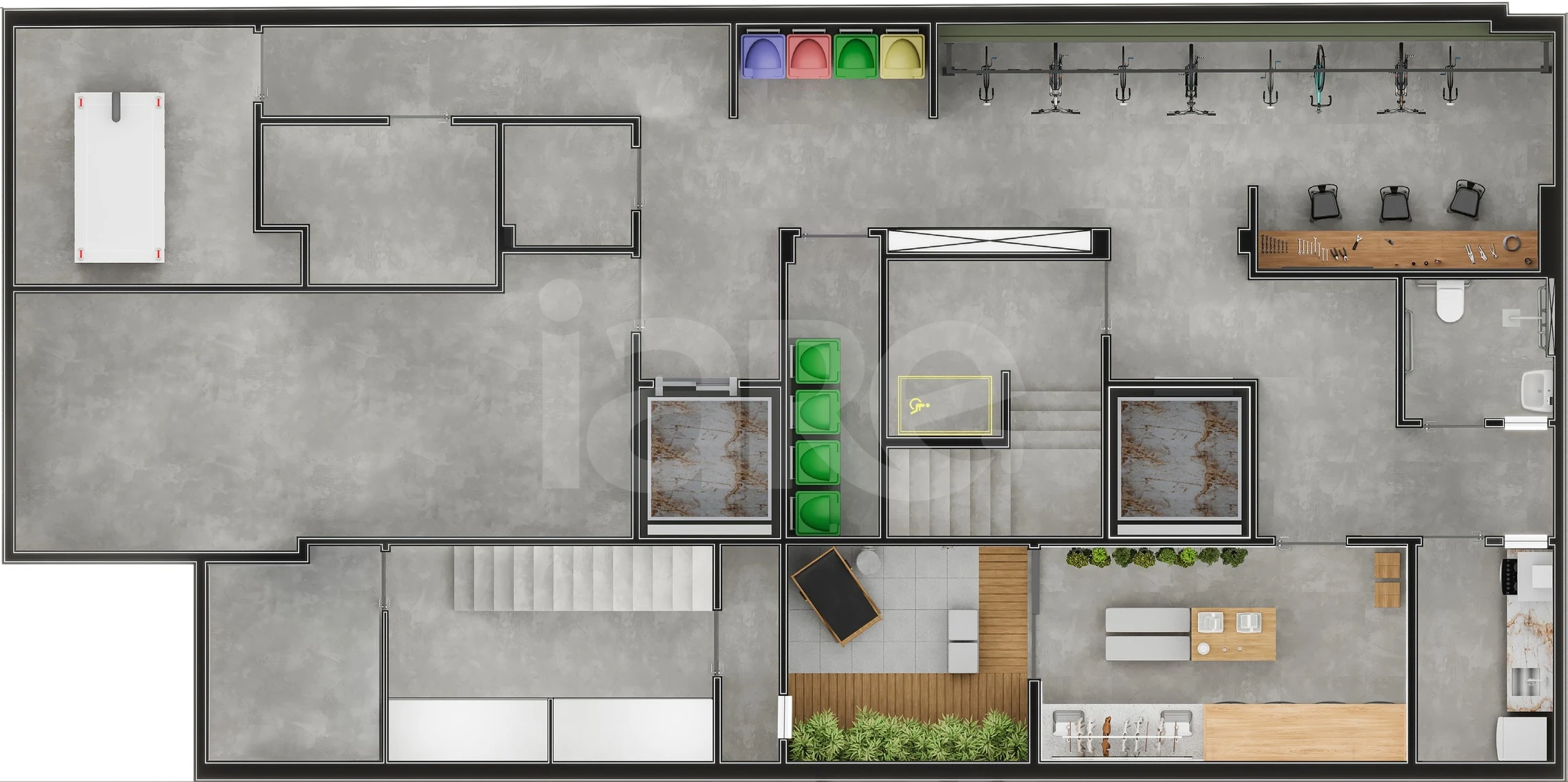 Planta — Pavimento subsolo 2