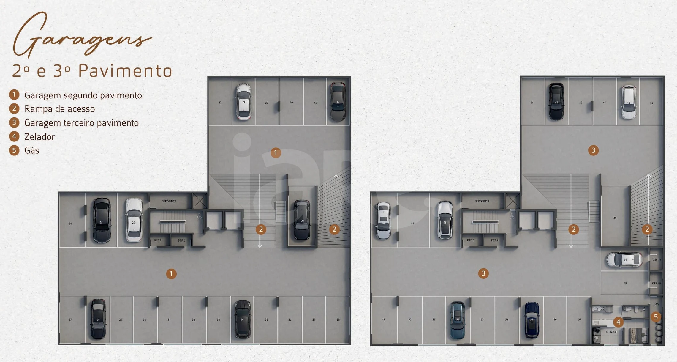 Planta — Pavimento garagem