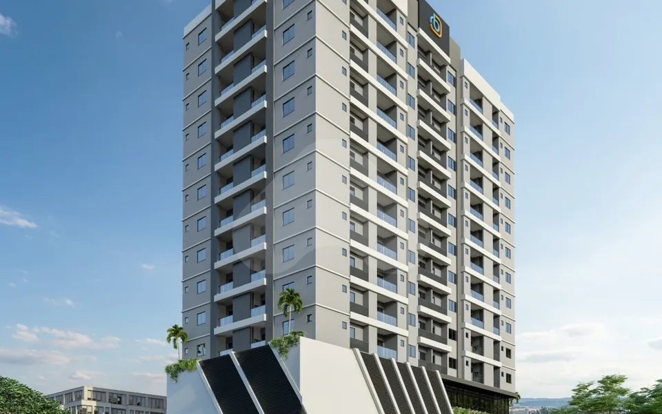 Clara Palace - Apartamento com 76,7 m², em Perequê — foto 2