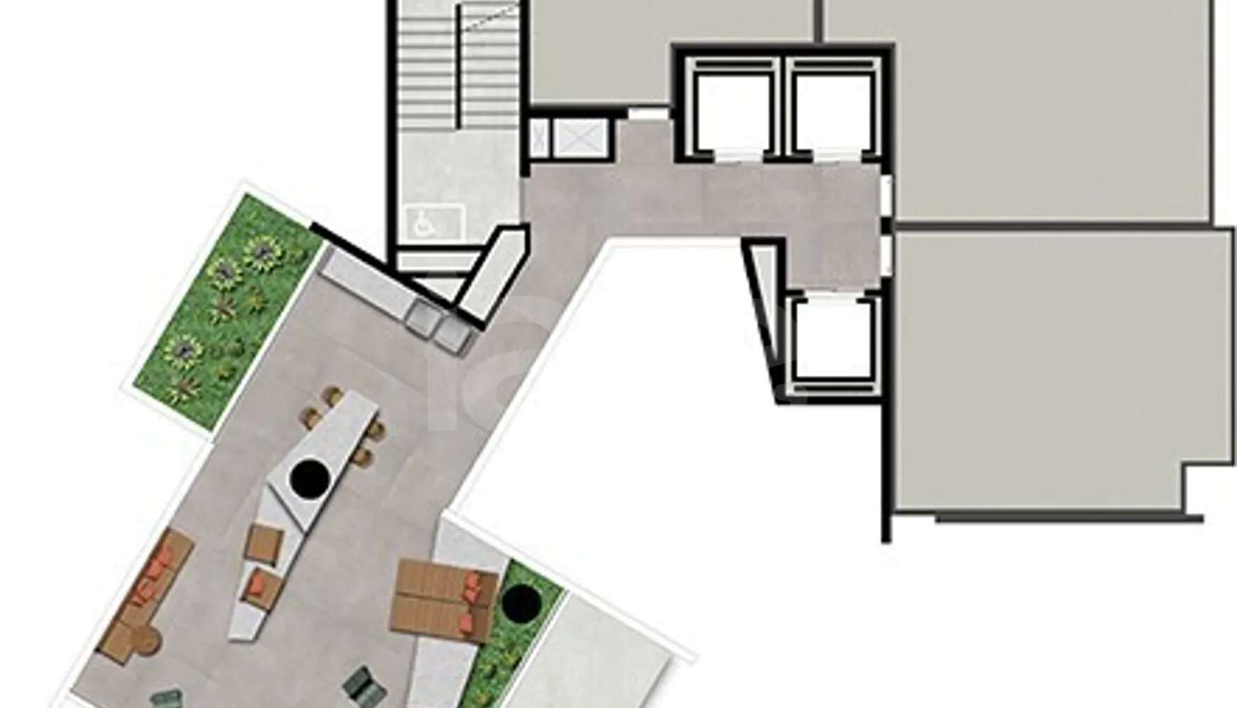 Planta — Pavimento lazer