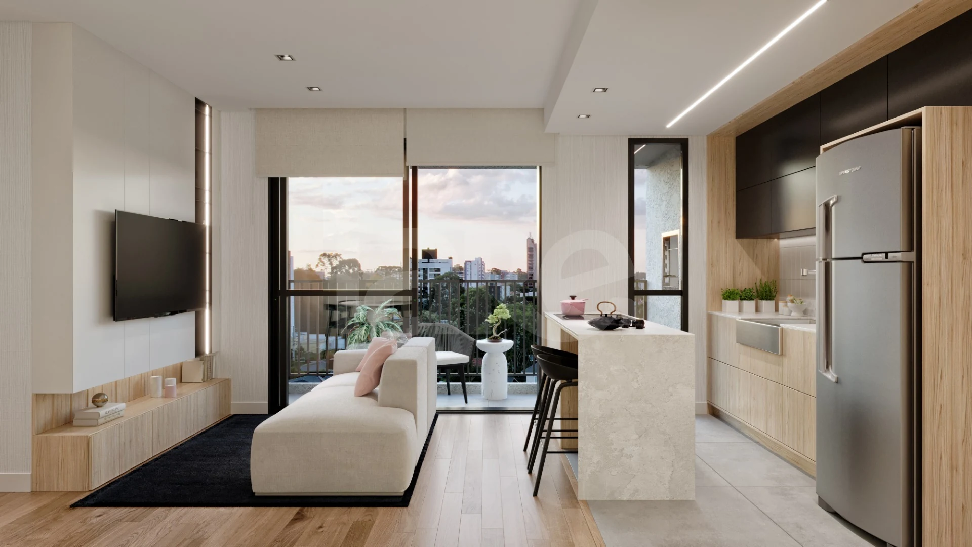 Blossom Urban Habitat - Apartamento com 57,86 m², em Bacacheri — foto 2