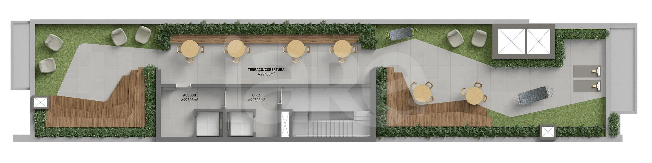 Planta — Pavimento rooftop