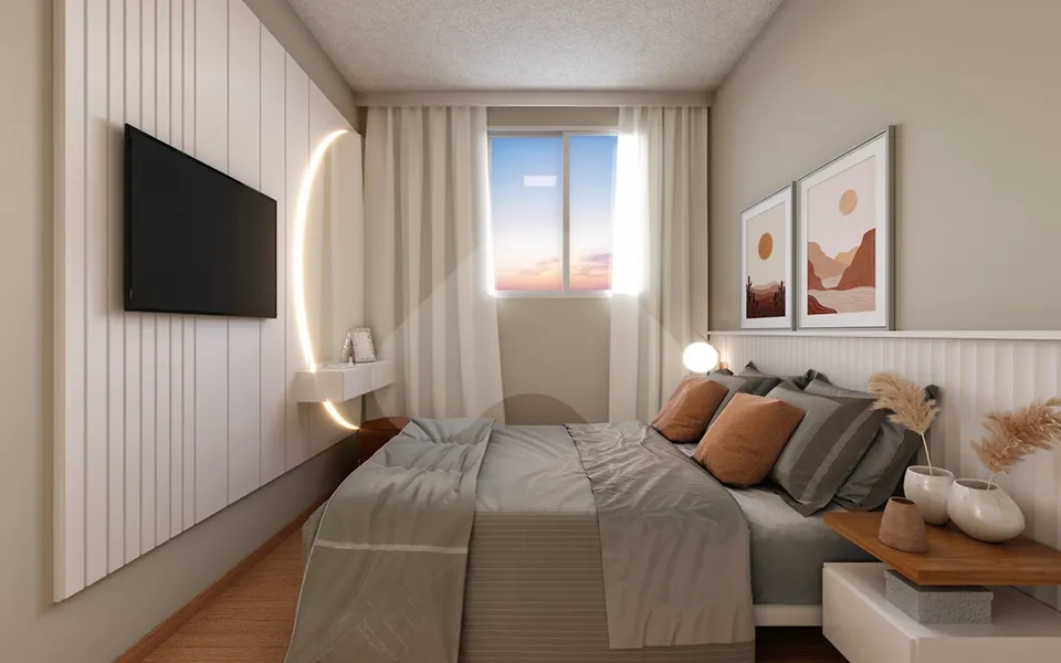 Liviero - Apartamento com 32,87 m², em Vila Liviero — foto 3