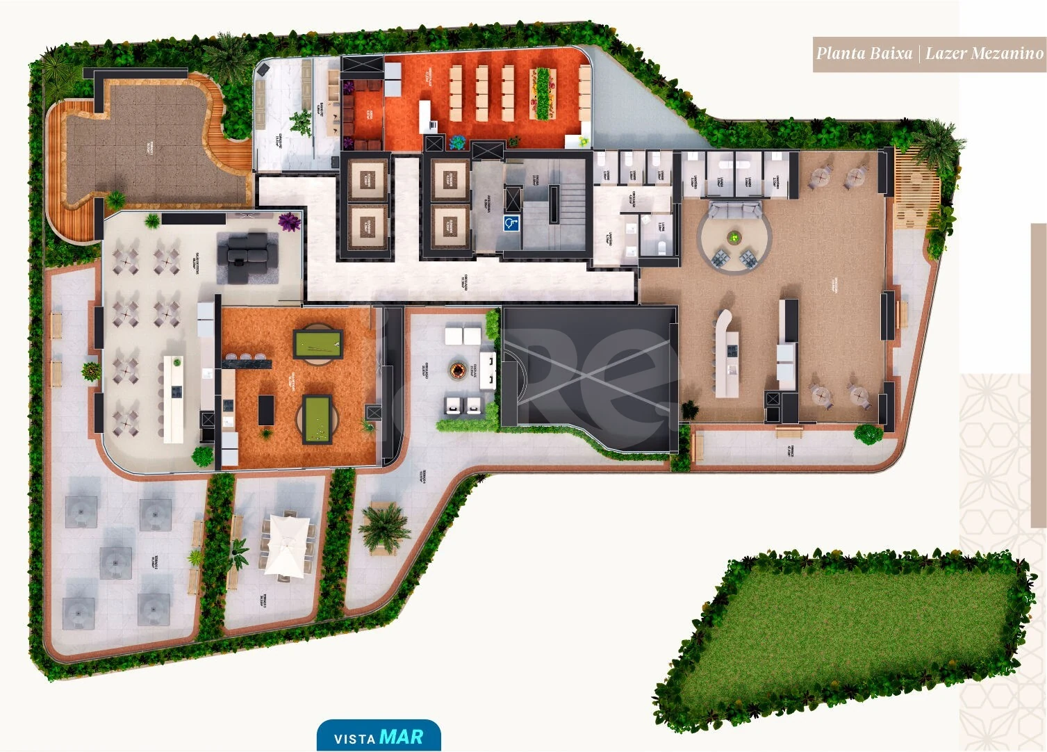 Planta — Pavimento lazer 2