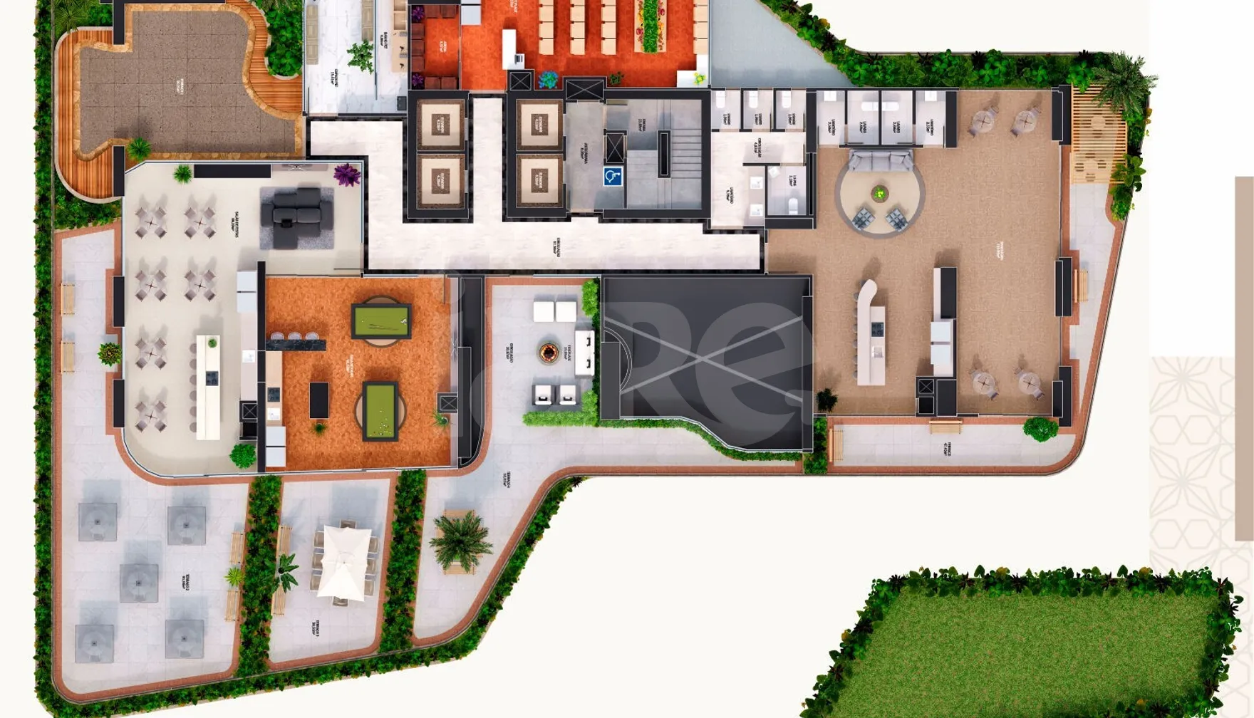 Planta — Pavimento lazer 2