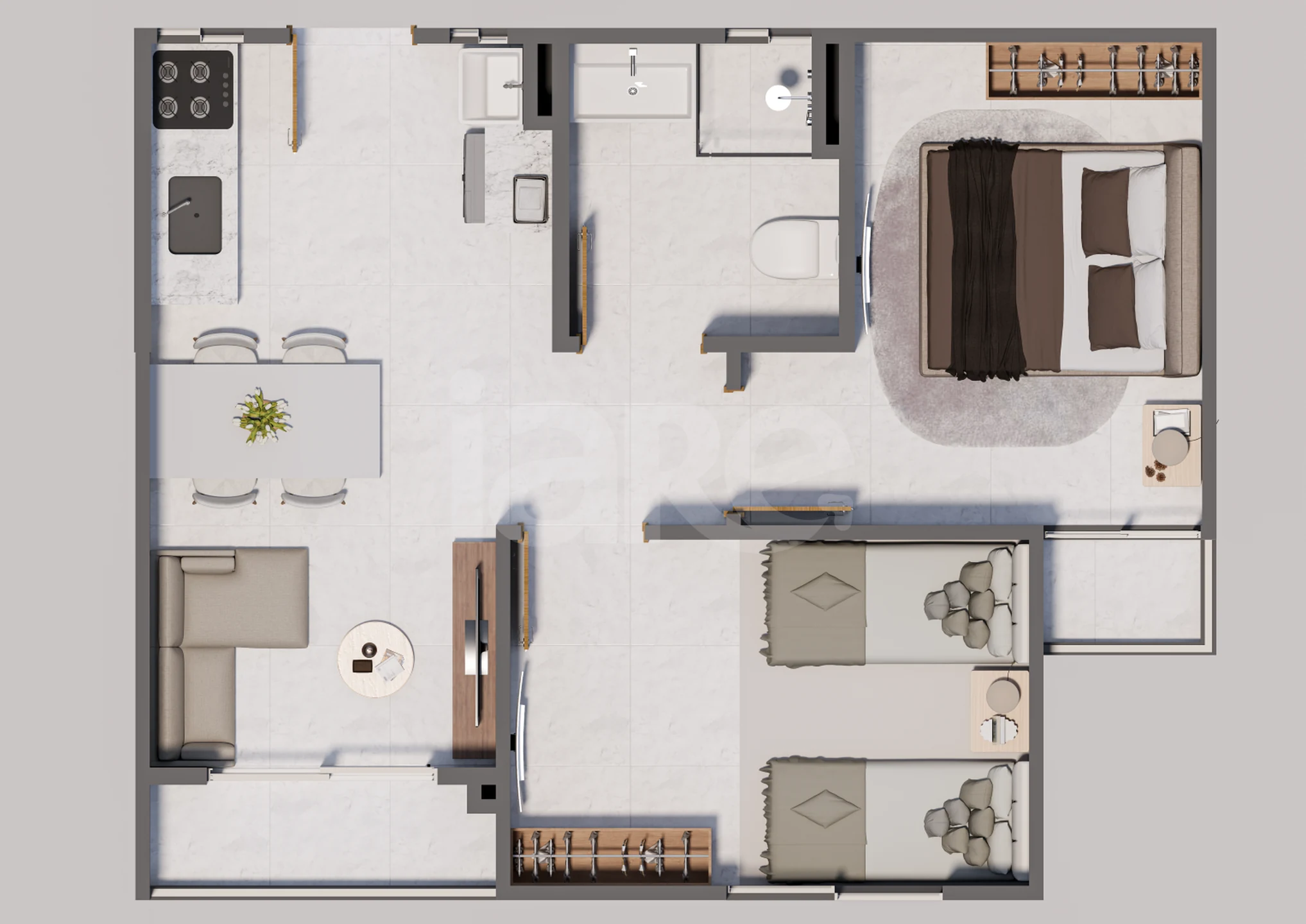 Planta — Apartamento 41,94 m²
