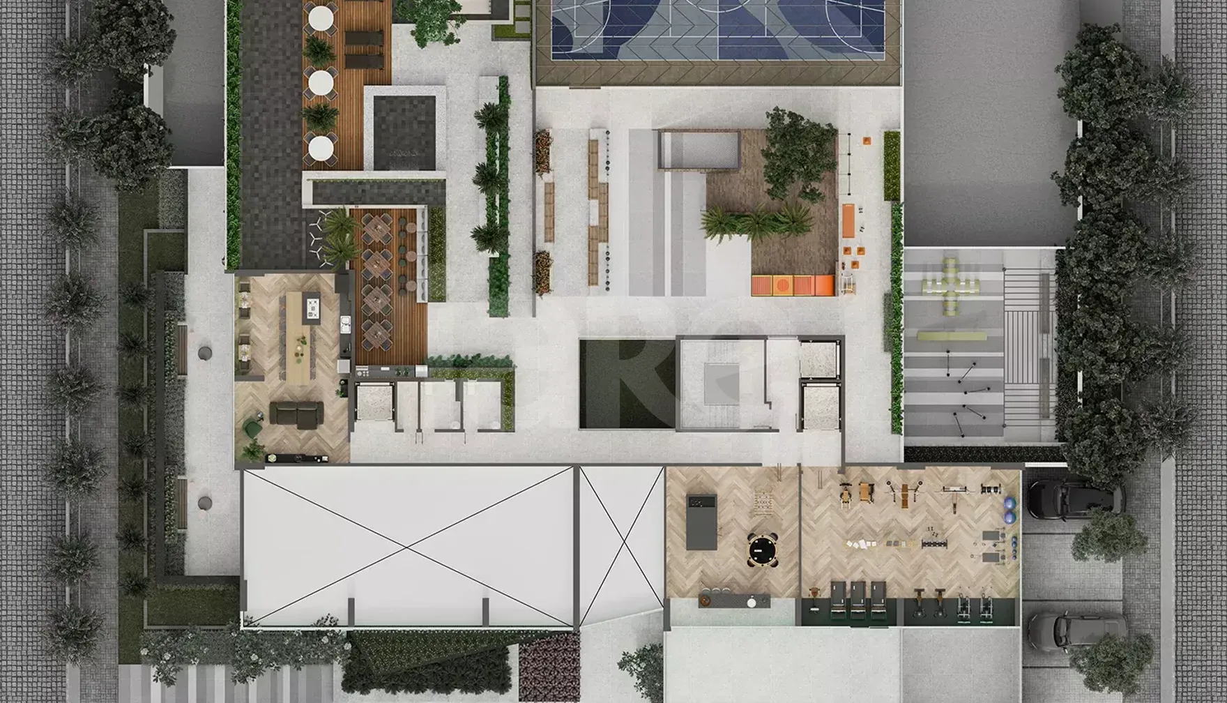 Planta — Pavimento mezanino