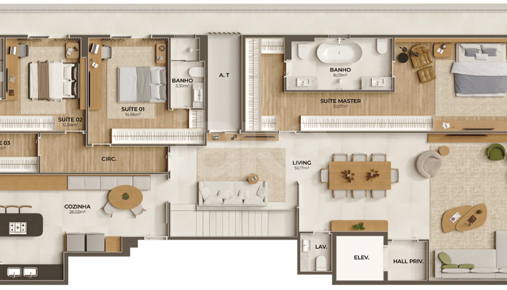 Planta — Garden 536,08 m²