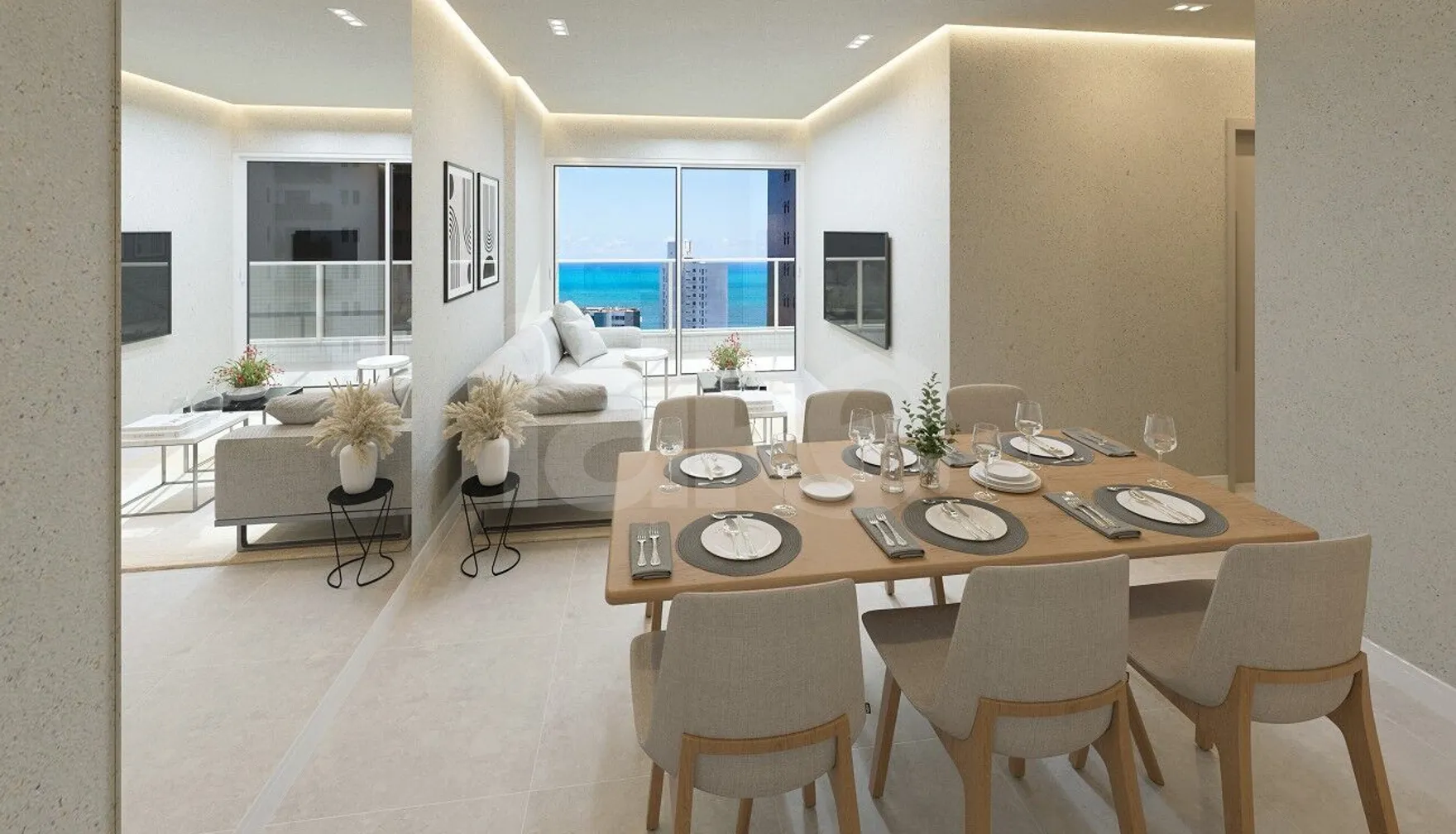 Luciano Carvalho Residence - Apartamento com 60 m², em Boa Viagem — foto 2