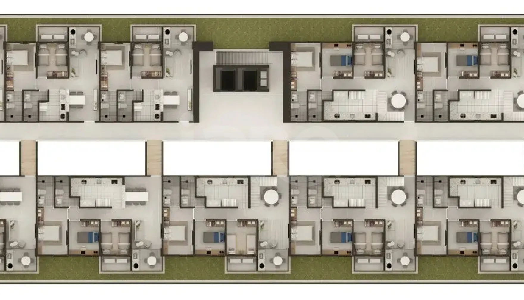 Planta — Pavimento 2 bloco b