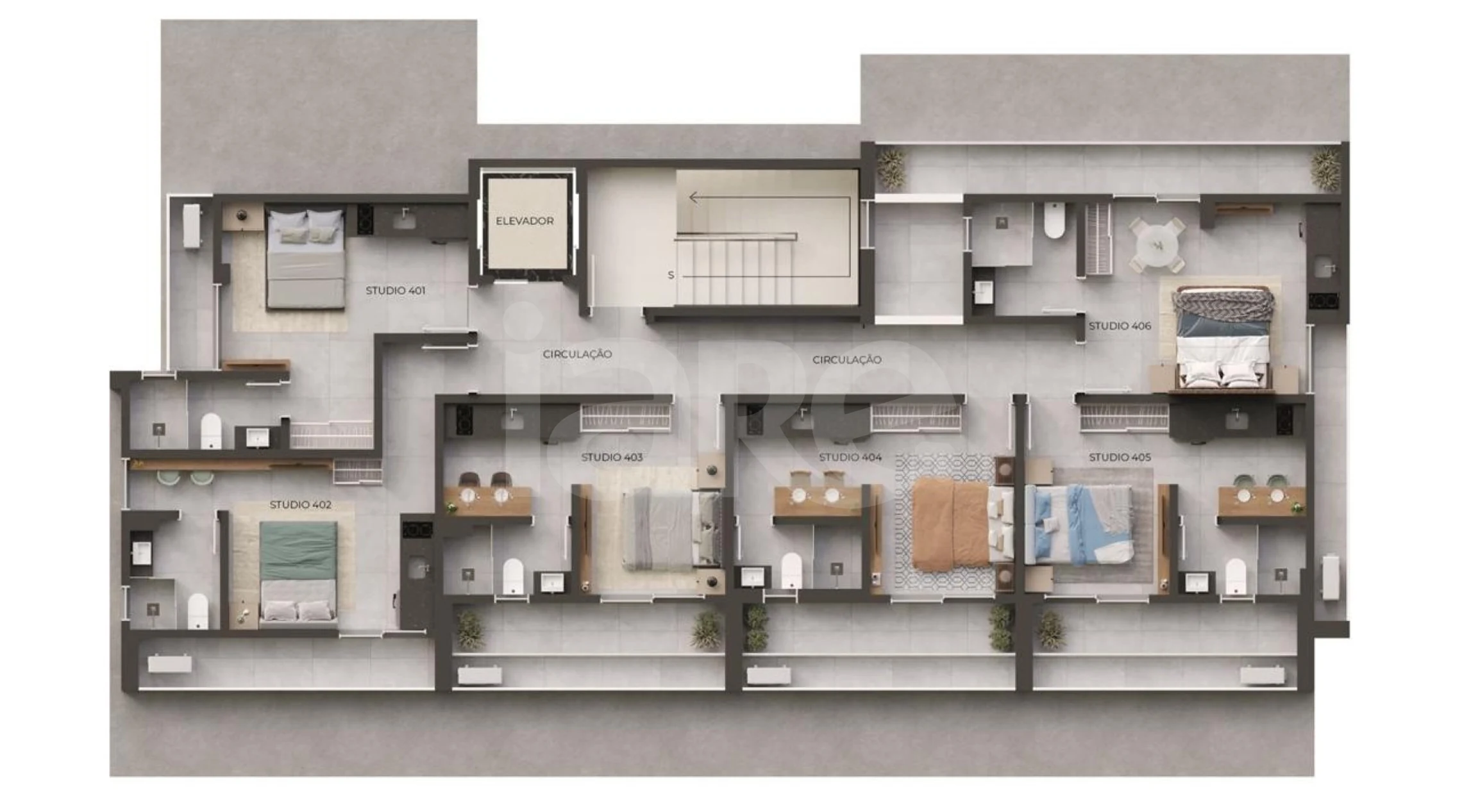 Planta — Pavimento 04