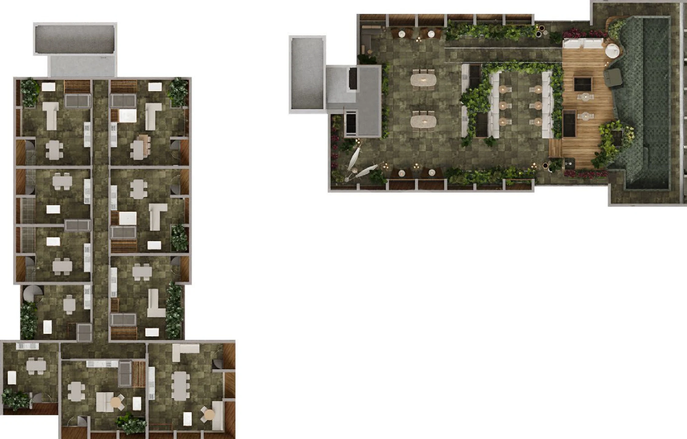 Planta — Pavimento solário