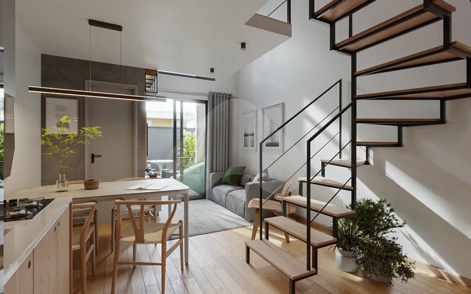 Théros Residencial - Studio com 19,4 m², em Alto da XV — foto 21