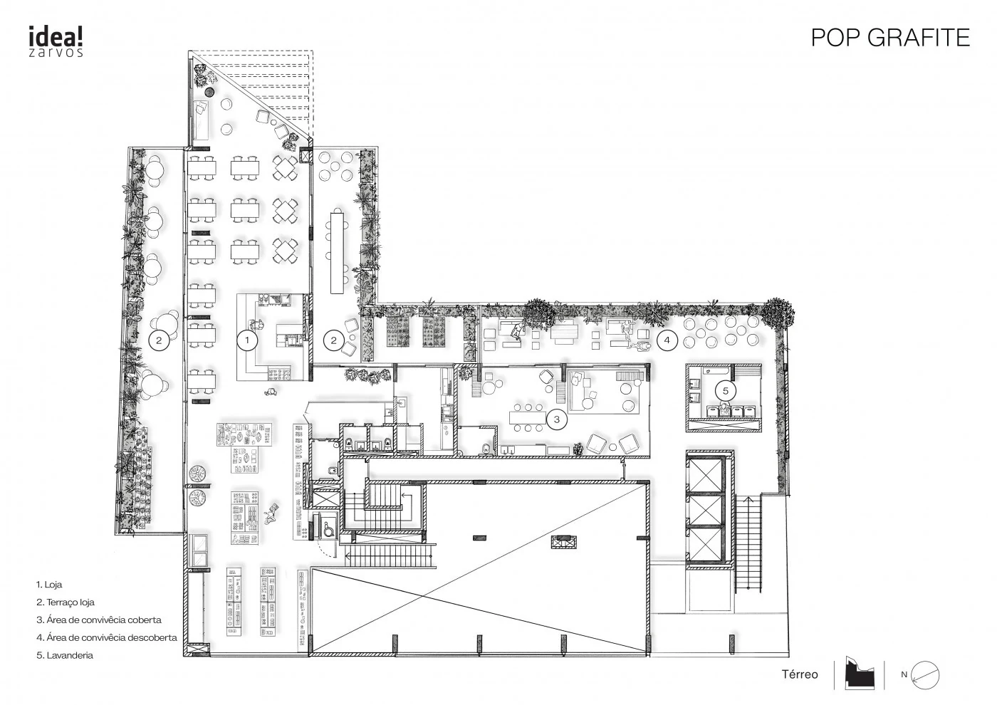 Planta — Pavimento térreo 2