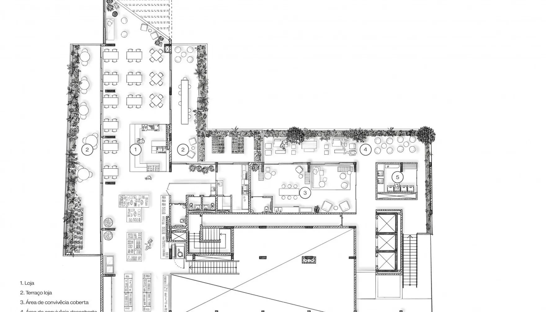 Planta — Pavimento térreo 2