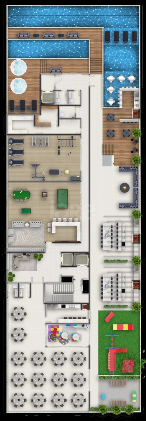Planta — Pavimento lazer