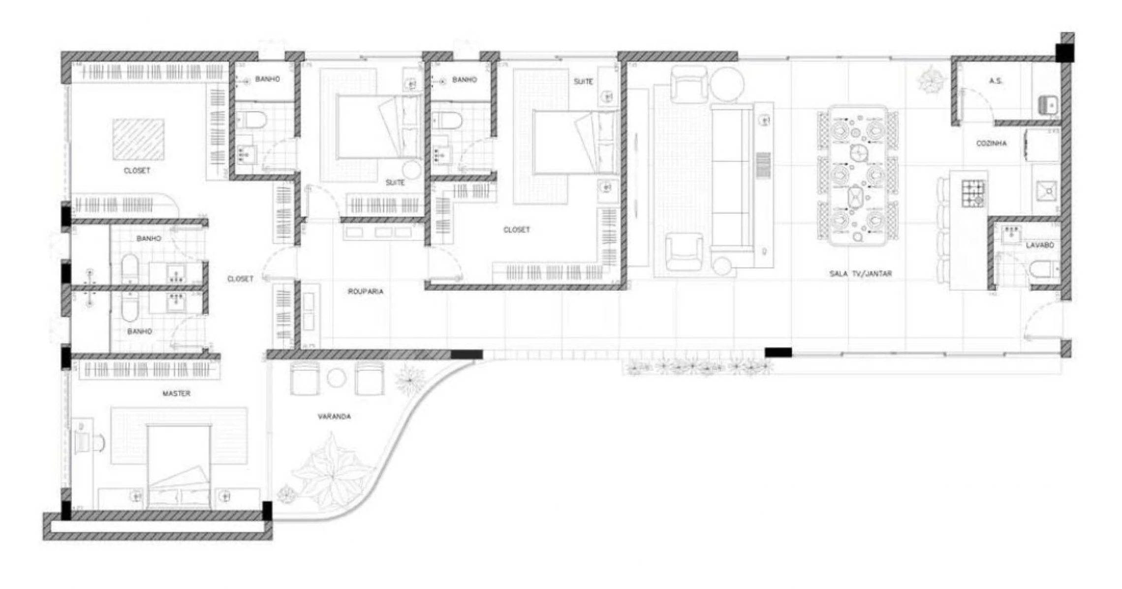 Planta — Garden 154,55 m²