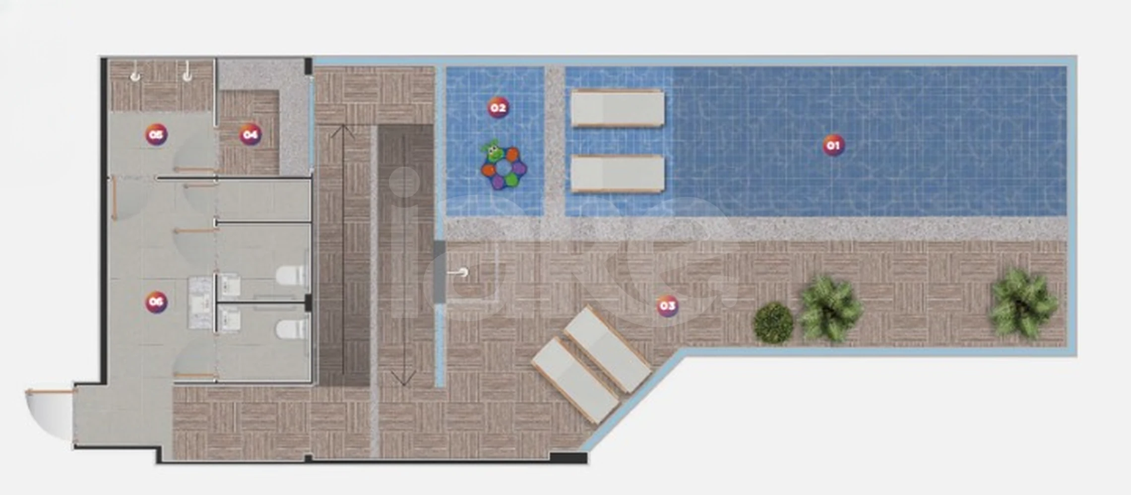 Planta — Pavimento rooftop