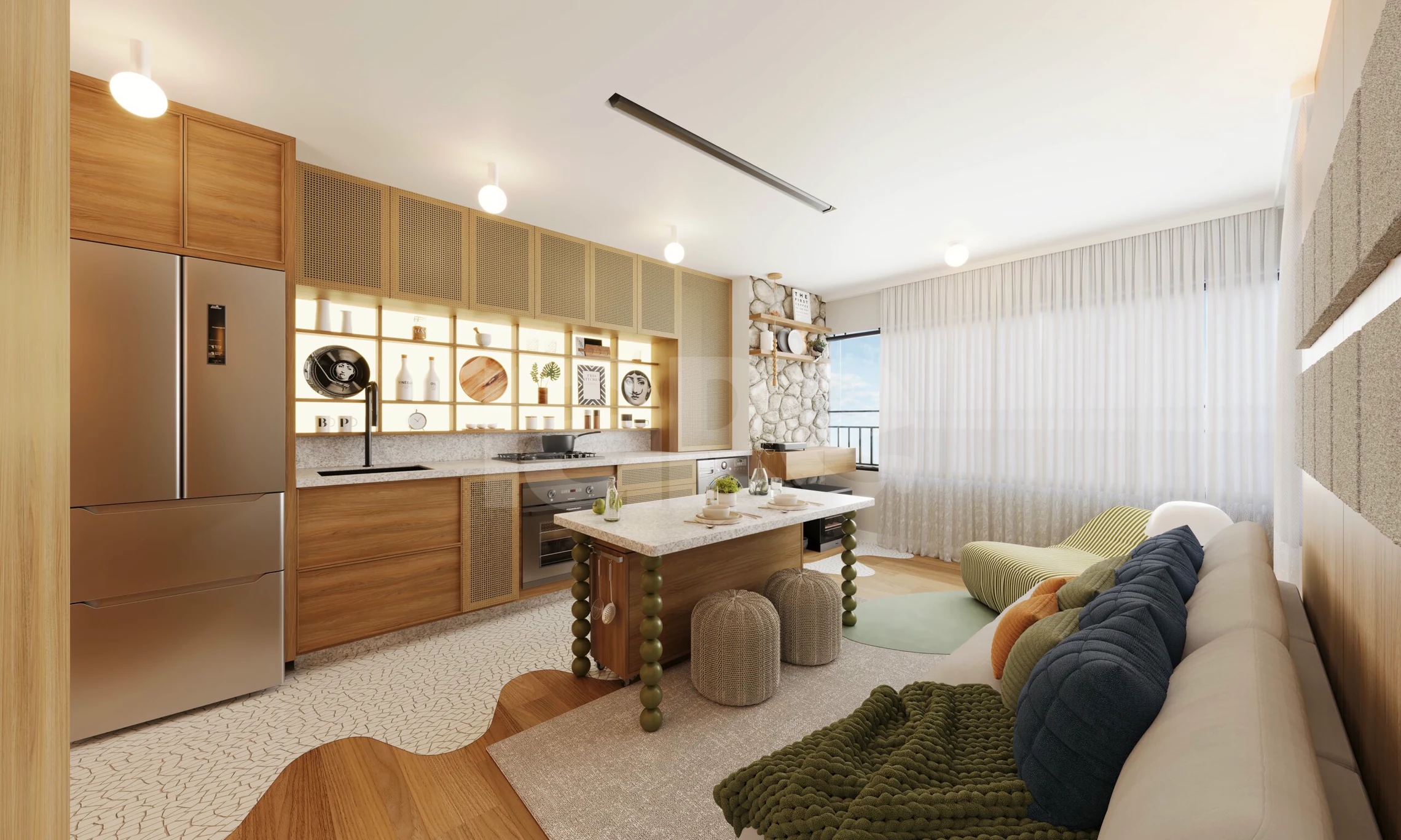 Horizonte Jardim - Apartamento com 47,68 m², em Jardim — foto 3