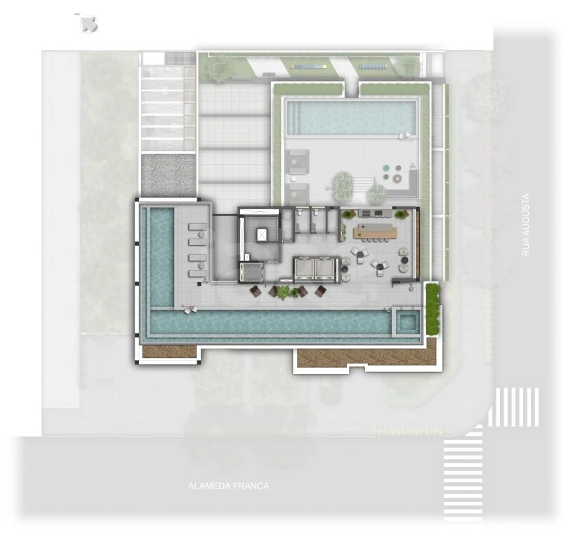 Planta — Pavimento rooftop