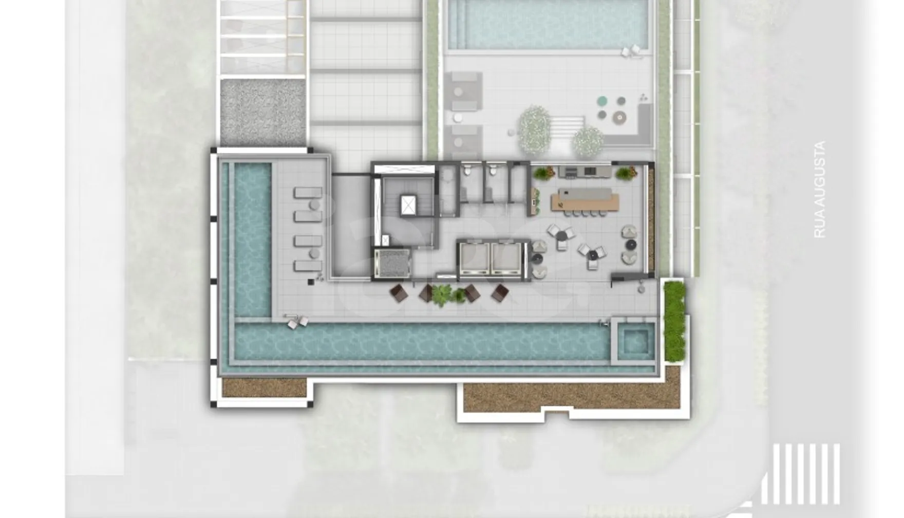 Planta — Pavimento rooftop