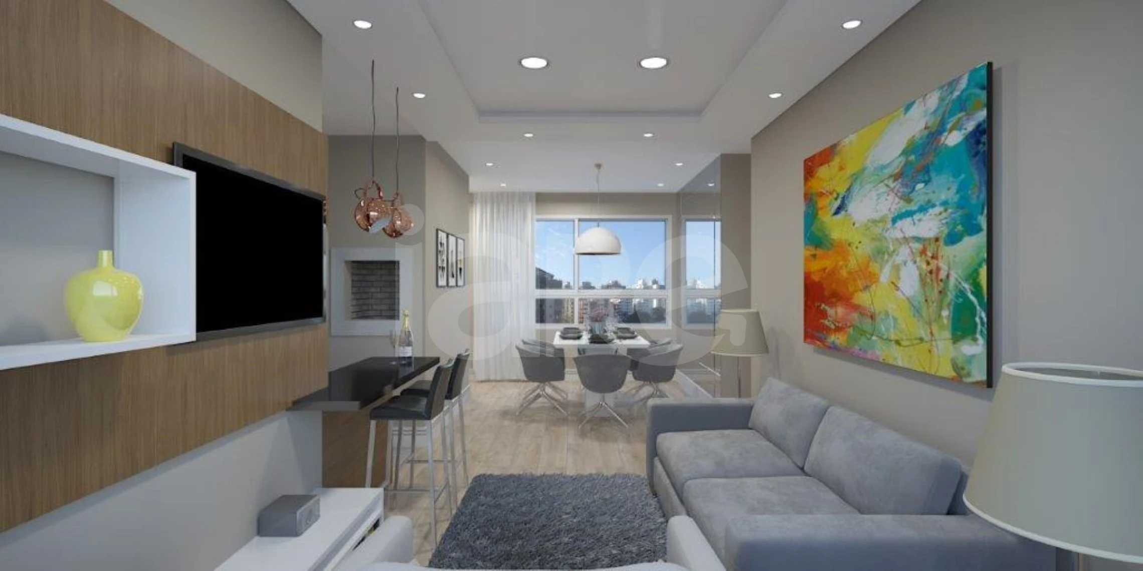 Gizé - Studio com 46,91 m², em Bom Fim — foto 2