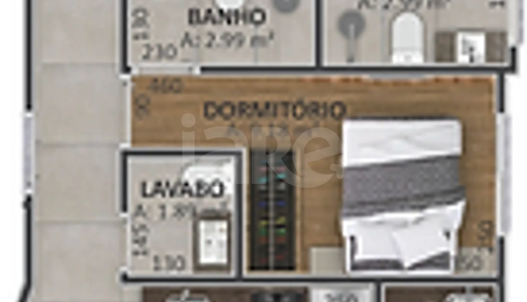Planta — Apartamento 99,94 m²
