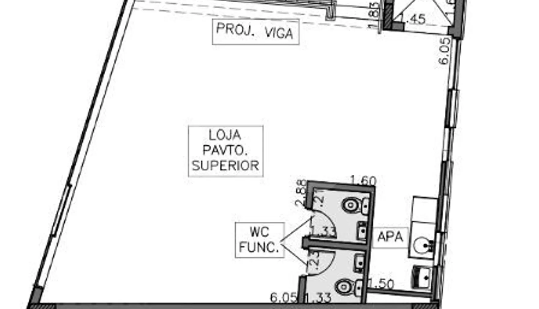 Planta — Planta 04 - 311 45m² - pavimento superior